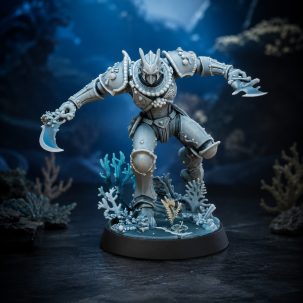 Front view of premium custom anime figure with detailed costume