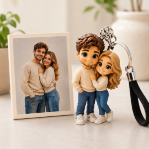 Personalized 3D Embossed Keychain - view 1