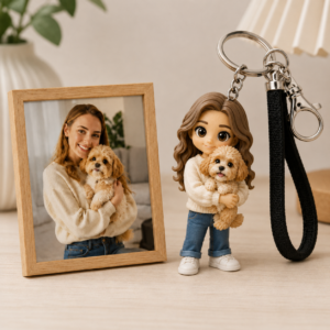 Personalized 3D Embossed Keychain - Image 3