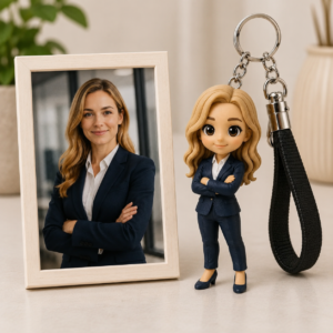 Personalized 3D Embossed Keychain - Image 4