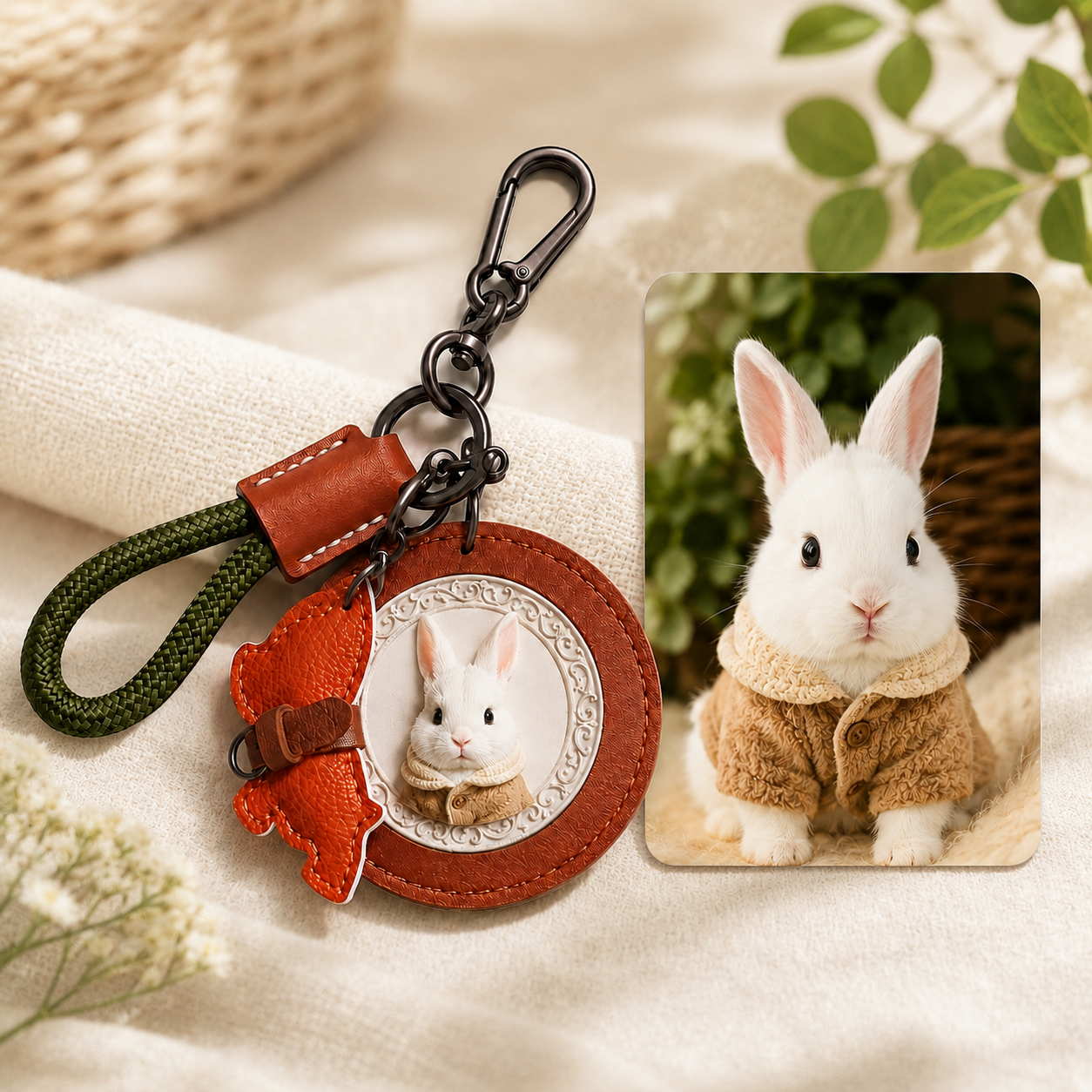 Pet Memorial 3D Embossed Keychain - view 4