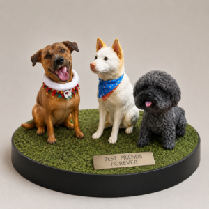 Pet Memorial 3D Figurine - view 1