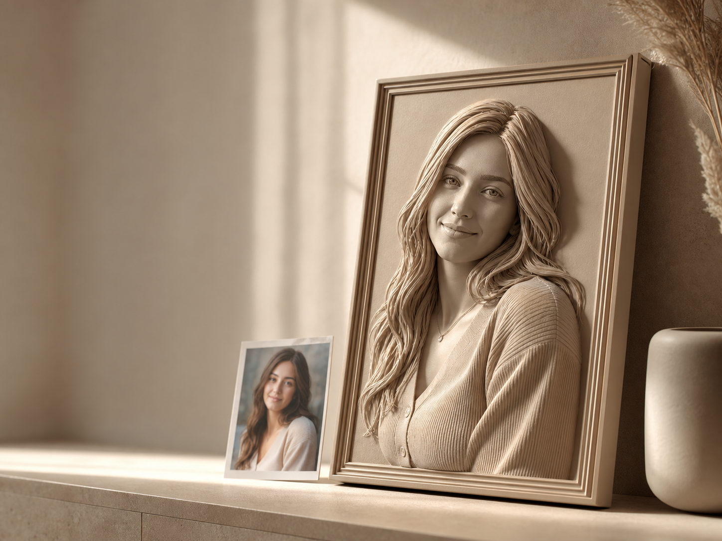 3D Printed Portraits: From a Reference Photo to a Personalized Relief Display