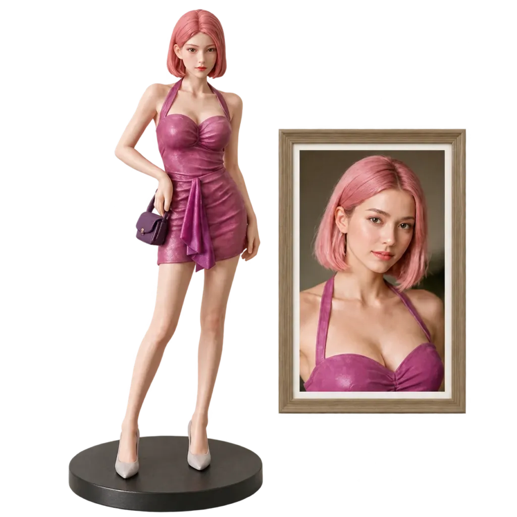 Custom 3D Miniature Mini Me Figurine from Photo