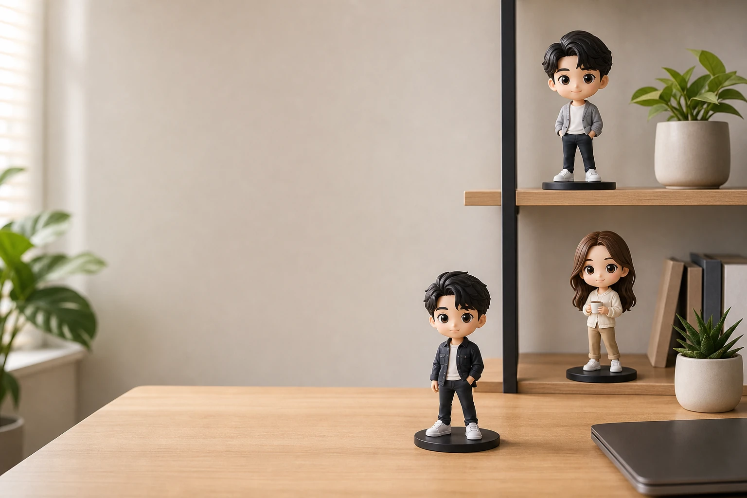 How to Display Figures on Desks, Shelves and in Display Cabinets