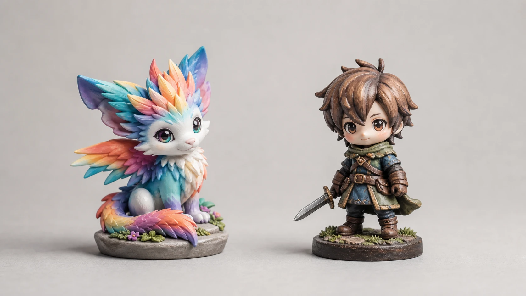 Figurine Printing: Full-Color 3D Printing vs Resin for a Custom Figure