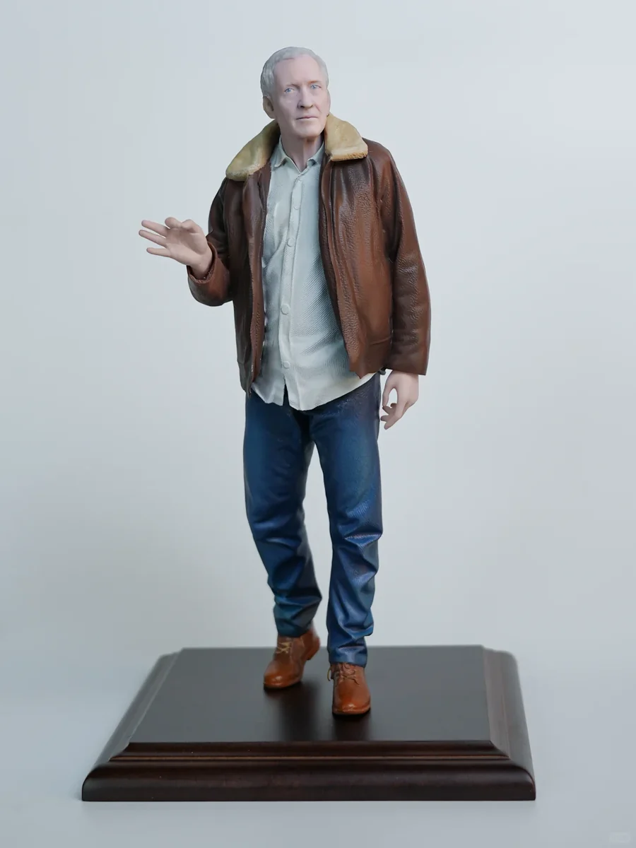 Figurine — A familiar face, kept close.