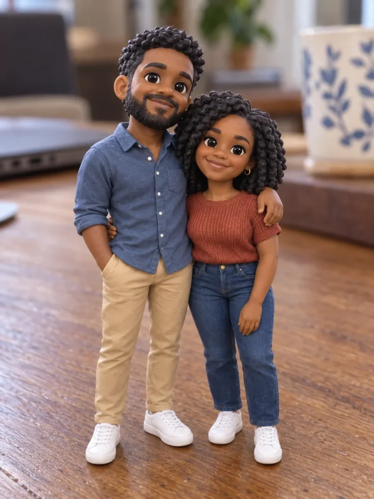Figurine — Their kind of together.