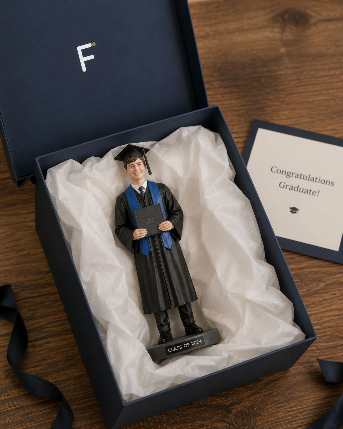 How Figmo Turned His Graduation Photo Into a Keepsake His Parents Could Keep Forever process image 7 showing the custom keepsake creation