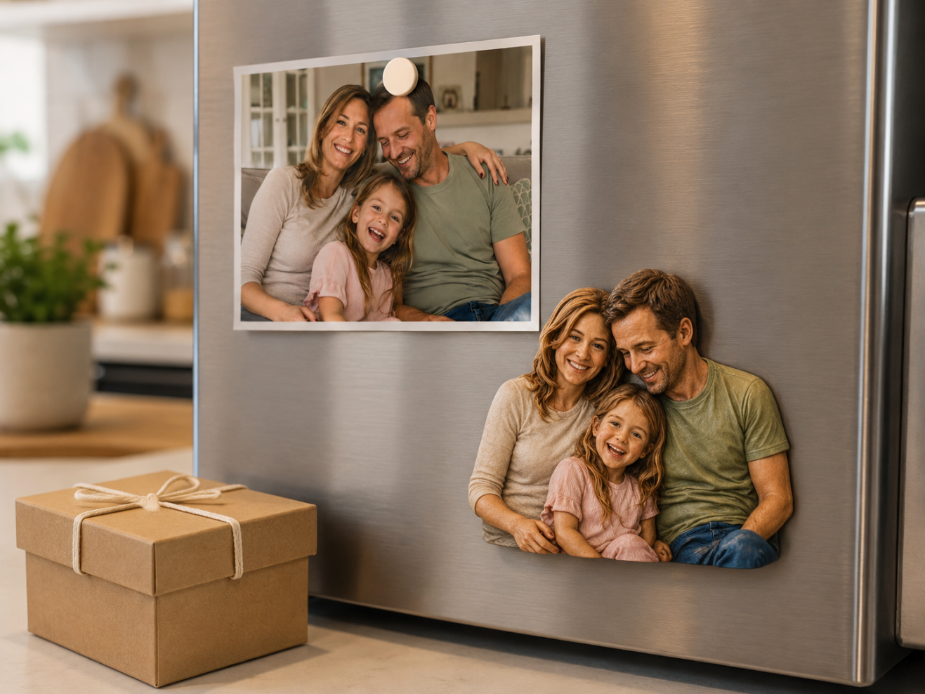 How Figmo Turned One Family Photo Into a 3D Fridge Magnet for Their New Home