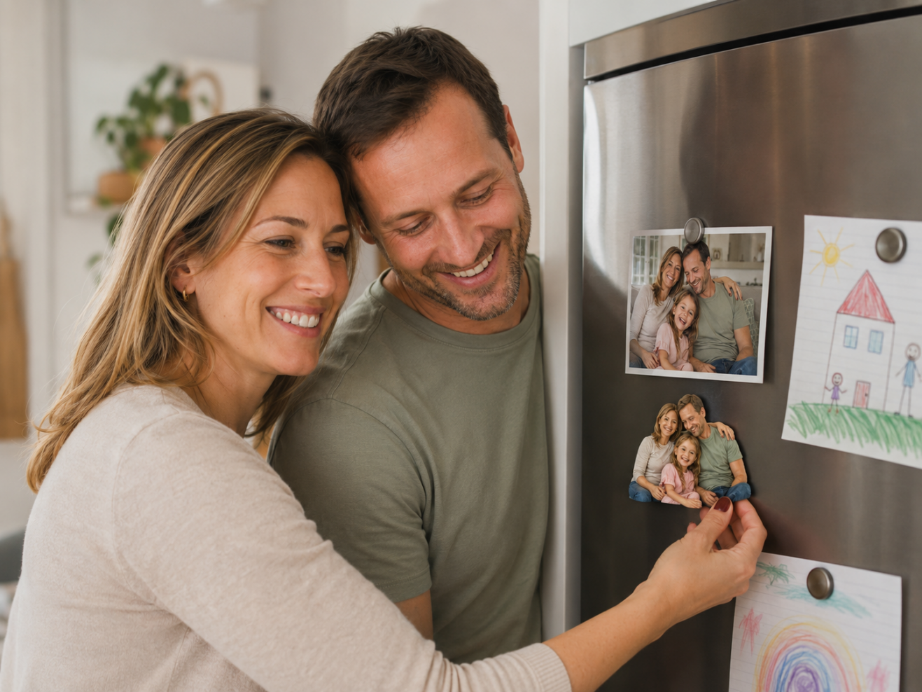 How Figmo Turned One Family Photo Into a 3D Fridge Magnet for Their New Home process image 8 showing the custom keepsake creation