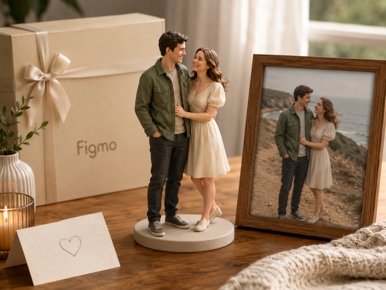 How Figmo Turned Their First Trip Photo Into an Anniversary Keepsake