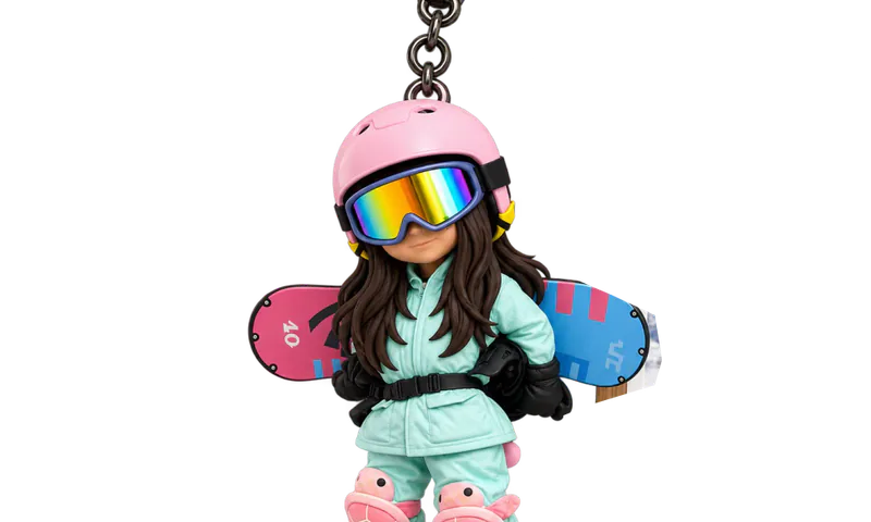 3D Keychain - original model detail