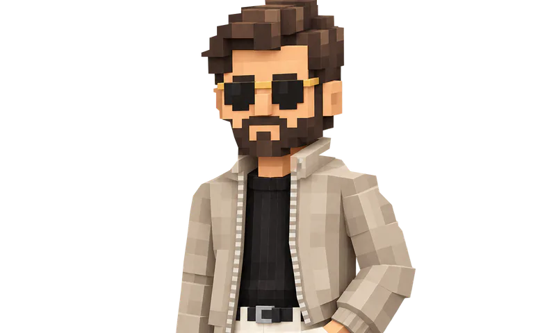 Voxel Style - original model detail