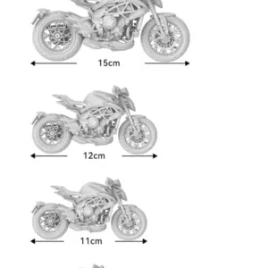 Motorcycle model size reference chart