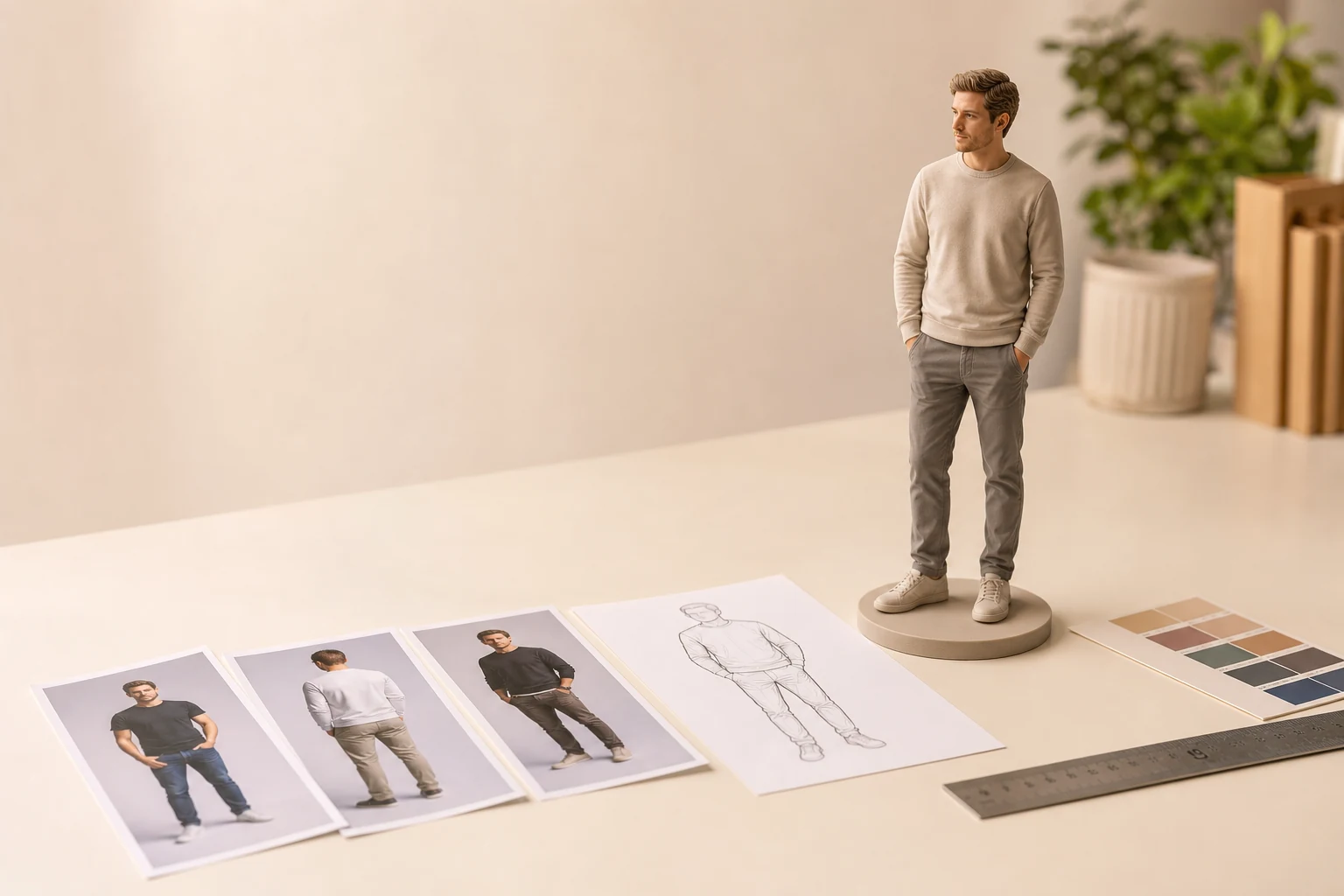 Custom 3D Figurines: Choose a Style, Pose and Photo Reference